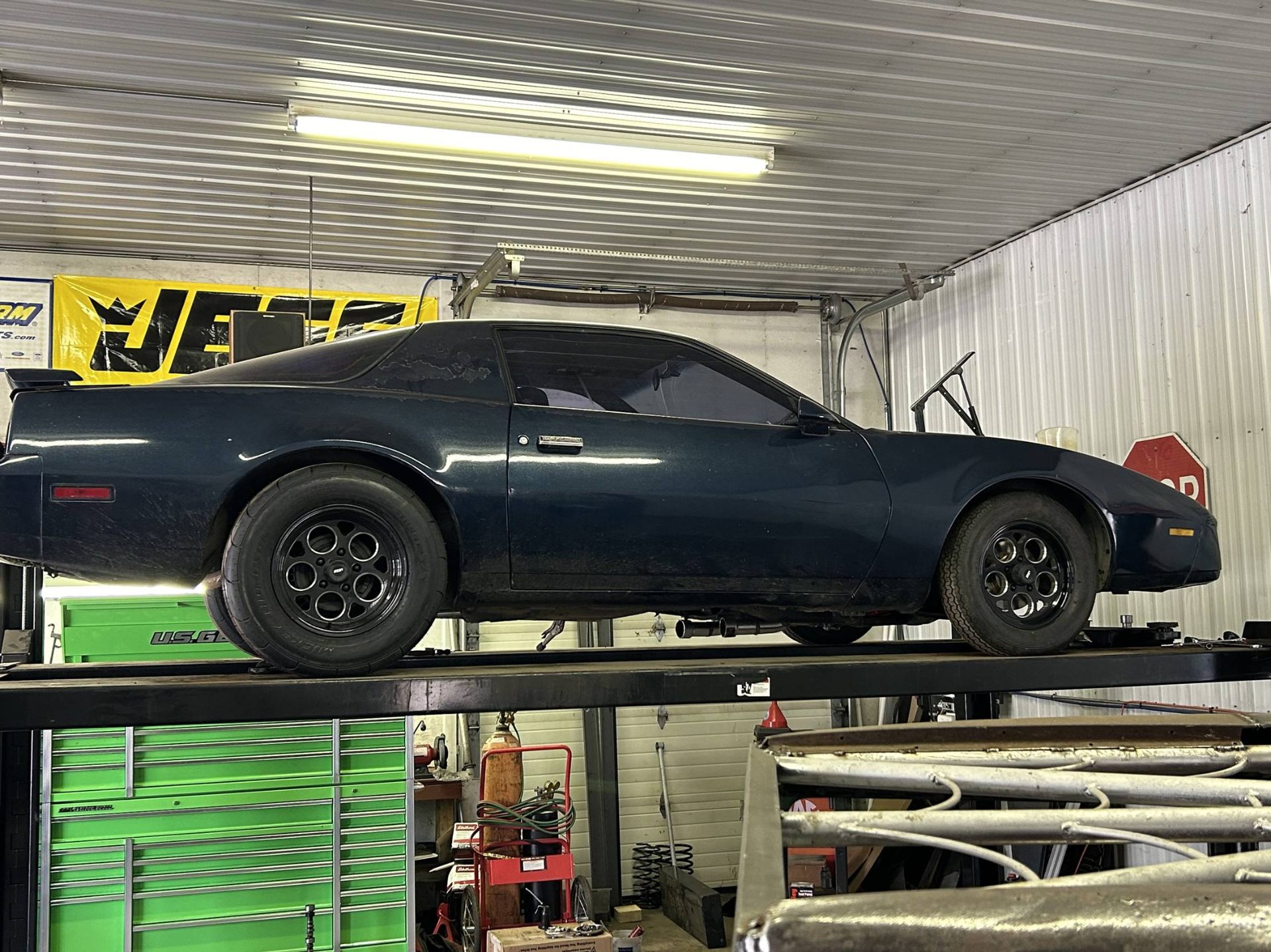 Firebird on lift